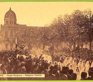af0959 - ARGENTINA - Vintage Postcard - Rosario - Fiesta Religiosa