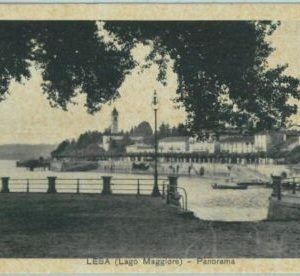 91039 - CARTOLINA d'Epoca - NOVARA Provincia  - LESA 1933