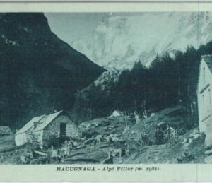 91041 - CARTOLINA d'Epoca - NOVARA Provincia  -  MACUGNAGA    1929