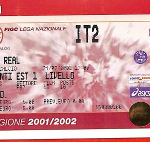 C1567  -  BIGLIETTO PARTITA CALCIO Fútbol - 2002/2003   ROMA vs VILLAREAL FC