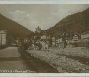 91087  - CARTOLINA d'Epoca - NOVARA Provincia  -  VILLADOSSOLA   1923