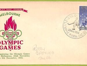 ZA1375 - Australia - POSTAL HISTORY - FDC Cover - Olympic Game - 1956