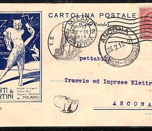 ab2090 - CARTOLINA D'EPOCA - MILANO Città : Pubblicitaria