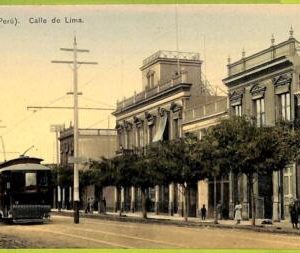 24786 - PERU  -  Vintage Postcard - Callao - Calle de Lima