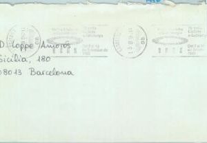 84861 - SPAIN - POSTAL HISTORY - postmark on COVER 1990 - SPORT Cycling