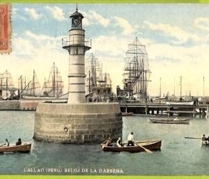 24797 - PERU  -  Vintage Postcard - Callao - Reloj de la Darsena