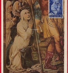 ai5861 - VATICAN  - Postal History - MAXIMUM CARD - Religion - 1962
