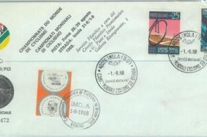 84870 - ITALY - POSTAL HISTORY - postmark on SPECIAL COVER 1968 - SPORT Cycling