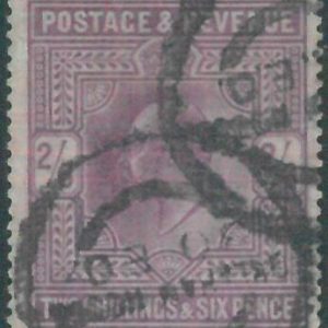 88052 - GB  - Collectible STAMP -  King Edward 2/6 Shillings  - FINE USED
