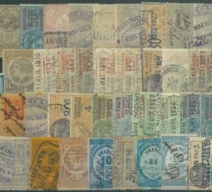 88159  - FRANCE - STAMPS - NICE LOT RevenueFISCAL  Stamps  -  USED / MINT