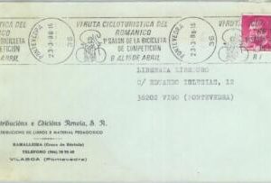 84865 - SPAIN - POSTAL HISTORY - postmark on COVER 1988 - SPORT Cycling