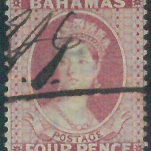 88560 - BAHAMAS - STAMP - Stanley Gibbons # 35 - FINE USED with PEN CANCELLATION
