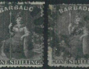 88571 - BARBADOS  - STAMP: possibly Stanley Gibbons #  35 GREY & BLACK  -   USED