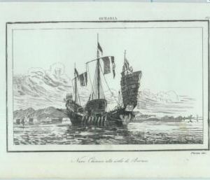84884 - CHINA / BORNEO - VINTAGE Italian Engraving - 1830