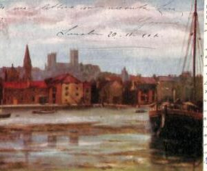 ac4906 - GB  -  VINTAGE POSTCARD:  Lincoln - 1904