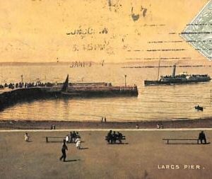 ac4912 - GB  -  VINTAGE POSTCARD:  Largs Pier - 1907 SCOTLAND