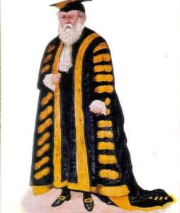 ac5003 - GB  -  VINTAGE POSTCARD: OXFORD UNIVERSITY - ROBES - CHANCELLOR
