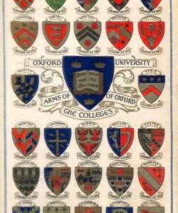 ac5009 - GB  -  VINTAGE POSTCARD:  Oxford University Arms