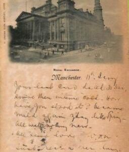 ac4930 - GB  -  VINTAGE POSTCARD:  Manchester - 1901