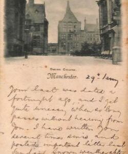 ac4940 - GB  -  VINTAGE POSTCARD:  Manchester - 1901