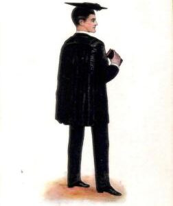 ac4999 - GB  -  VINTAGE POSTCARD: OXFORD UNIVERSITY - ROBES