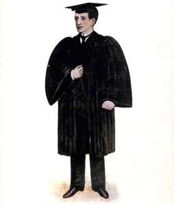 ac5000 - GB  -  VINTAGE POSTCARD: OXFORD UNIVERSITY - ROBES - SCHOLAR