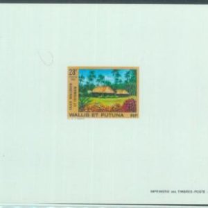 88633 - WALLIS ET FUTUNA -   DELUXE Souvenir Sheet PROOF - 1990