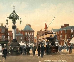 ac5020 - GB  -  VINTAGE POSTCARD: Oldham - 1913  MANCHESTER