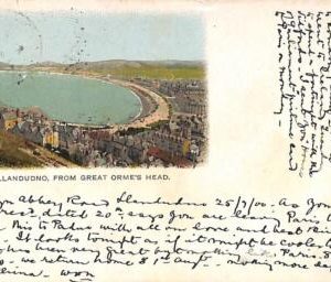 ac4895 - GB  -  VINTAGE POSTCARD:  Llandudno - 1900 WALES