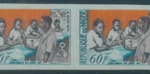 88666 - NIGER - STAMPS - set of 2  IMPERF N/D MNH  - MEDICINE Red Cross