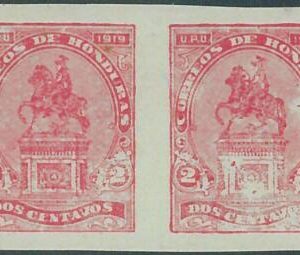 88717 - HONDURAS -  STAMP  -  Yvert # 158   IMPERF N/D Pair - MINT MNH