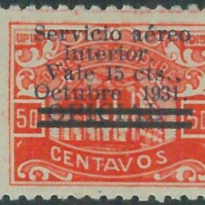 88721 - HONDURAS -  Yvert # PA 39 with Overprint  ERROR -   MINT MH Hinged