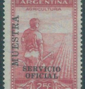 88765 - ARGENTINA - STAMPS -  OFFICIALstamps with SPECIMEN OVERPRINT  - MINT
