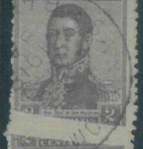 88767 - ARGENTINA - STAMPS -  1918 stamp no watermark  with ERROR - USED