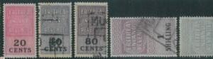 88777 - ERITREA  BOIC - REVENUE STAMPS - Small lot, some not in Barefoot !