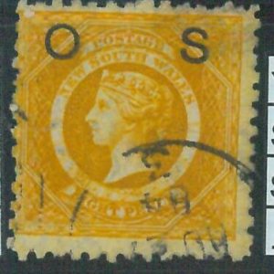 88411 - AUSTRALIA: New South Wales - STAMP SG # O10 -  Used INVERTED WATERMARK