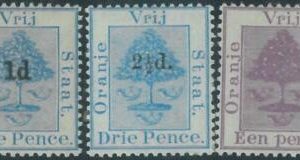 88442  - SOUTH AFRICA: Orange Free State -  SG # 24 + 67 + 68  -  MINT  MLH
