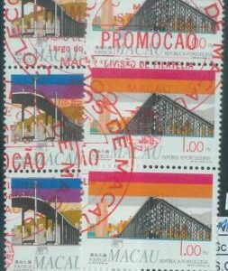 88600 - MACAO - STAMPS - ARCHITECTURE MNH 2v. x3  overprinted SPECIMEN