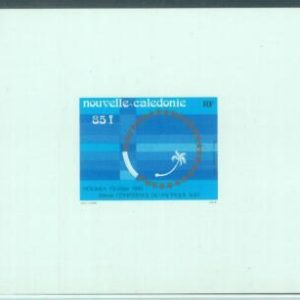 88637 - Nouvelle-Caledonie -   DELUXE Souvenir Sheet PROOF - 1990 Palm Trees