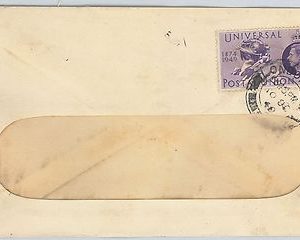 58139   - GB - POSTAL HISTORY: SG # 500 on Commercial FDC COVER to ITALY 1949