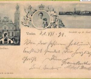 ad2272 - NETHERLANDS - VINTAGE POSTCARD  - Gruss aus Venloo - 1898