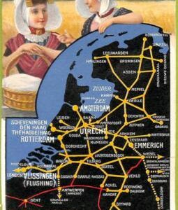 ad2302 - NETHERLANDS - VINTAGE POSTCARD  - Zeeland - Netherland State Railways