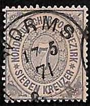 94904 -1bc  - GERMANY Norddeutschland  - STAMP  -  Michel  # 22  - USED