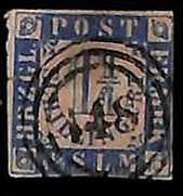 94904 4j - GERMANY  Schleswig-Holstein - STAMP - Mi  # 7  USED  # 148 Laurnburg