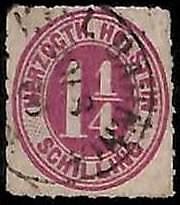 94904 4k - GERMANY   Holstein - STAMP -  Michel  # 22   USED
