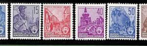 94906b - GERMANY  DDR - STAMPS -  Michel  # 453/58  MNH Mint Never Hinged