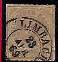 94907 3aA  - GERMANY Norddeutschland  - STAMP  -  Michel  #  6 - Very Fine USED