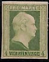 94907 5e - Germany PRUSSIA Prussen - STAMPS - Michel # 9b - MINT Hinged MH