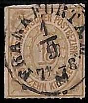 94907 3gB - GERMANY Norddeutschland  - STAMP -  Mi #  11  USED