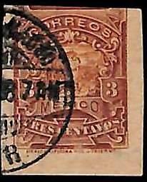 94930c - MEXICO -  STAMPS  -  Mi # 192   IMPERF - USED - Dogs